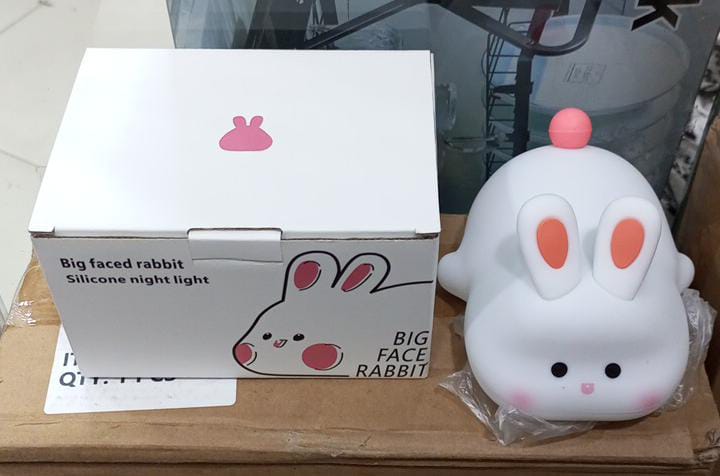 Cute Rabbit Silicone Night Light